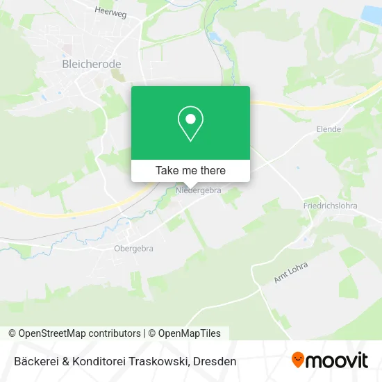 Карта Bäckerei & Konditorei Traskowski