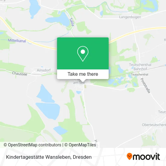 Карта Kindertagestätte Wansleben