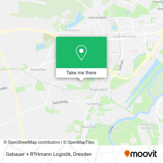 Карта Gebauer + R?Hmann Logistik