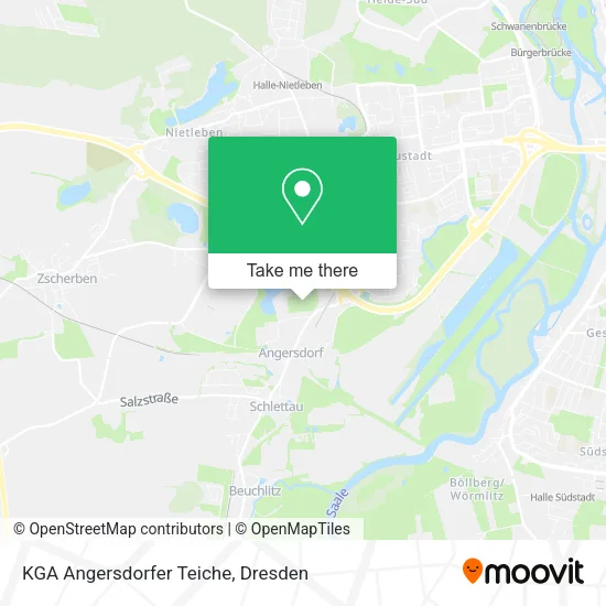 Карта KGA Angersdorfer Teiche