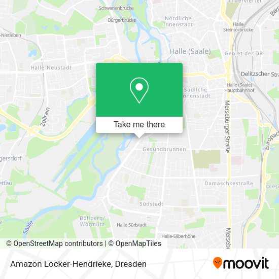 Карта Amazon Locker-Hendrieke