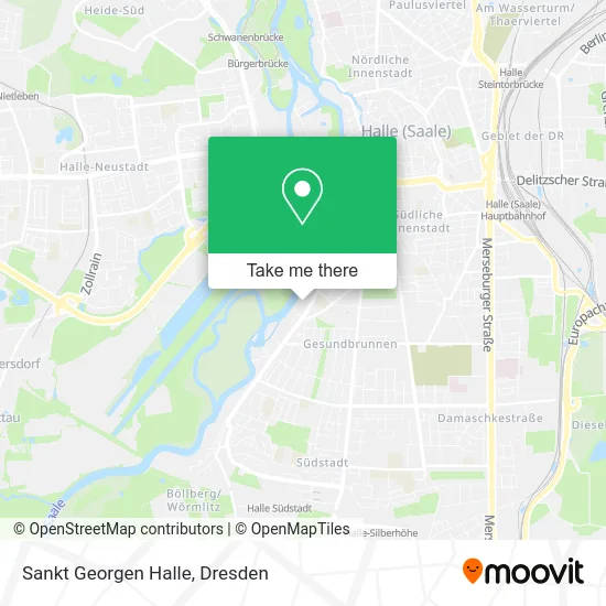 Карта Sankt Georgen Halle