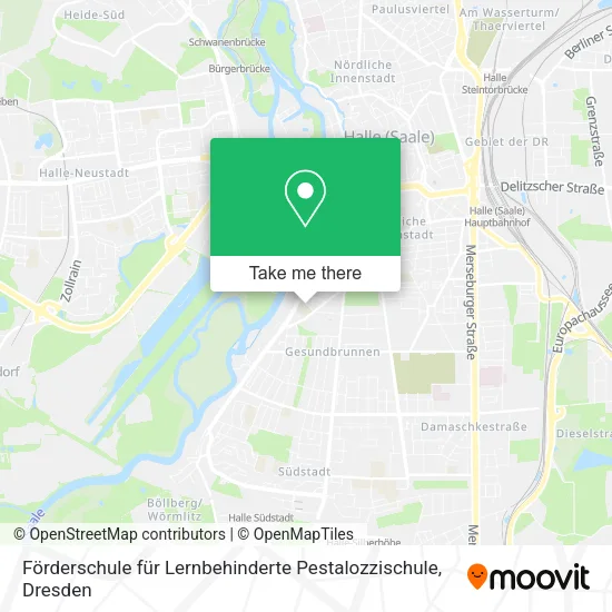 Карта Förderschule für Lernbehinderte Pestalozzischule