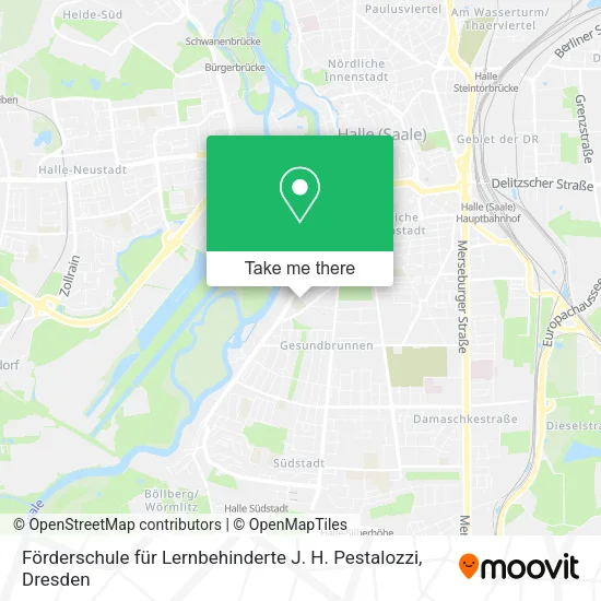 Карта Förderschule für Lernbehinderte J. H. Pestalozzi