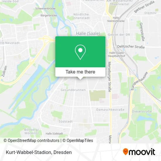 Карта Kurt-Wabbel-Stadion