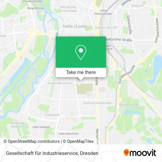 Карта Gesellschaft für Industrieservice