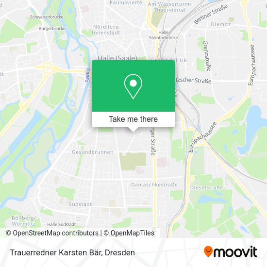 Карта Trauerredner Karsten Bär