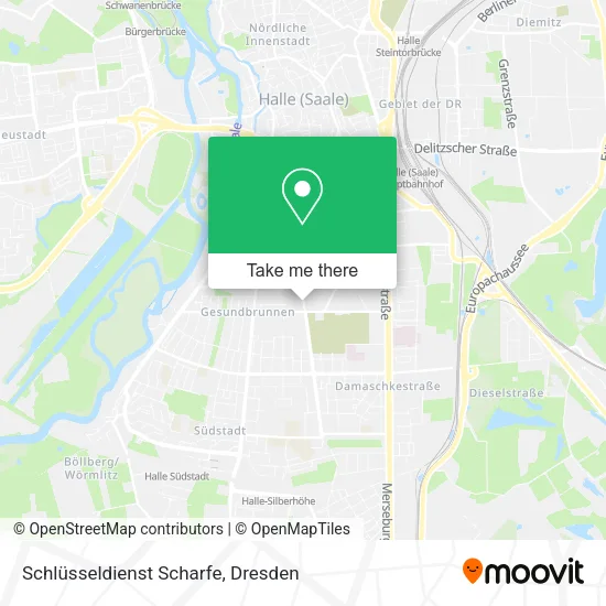 Карта Schlüsseldienst Scharfe