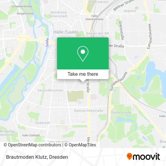 Карта Brautmoden Klutz