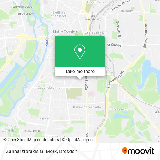 Карта Zahnarztpraxis G. Merk
