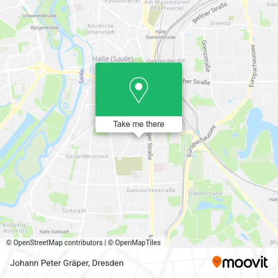 Карта Johann Peter Gräper