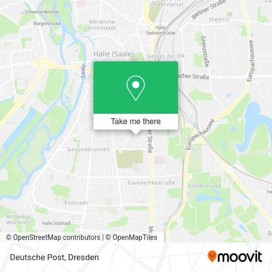 Карта Deutsche Post