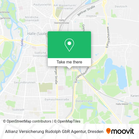 Карта Allianz Versicherung Rudolph GbR Agentur