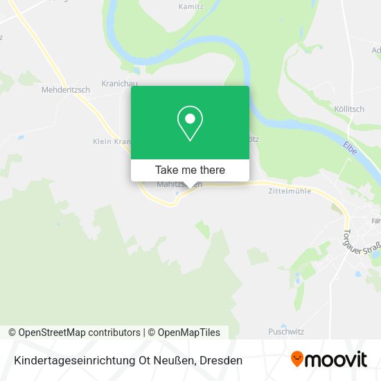 Карта Kindertageseinrichtung Ot Neußen