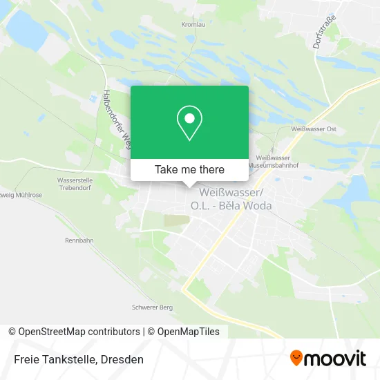 Карта Freie Tankstelle