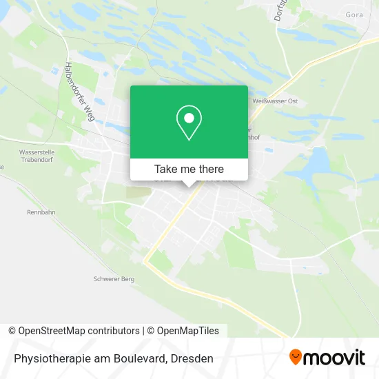 Карта Physiotherapie am Boulevard