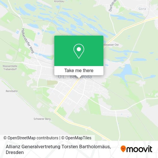 Карта Allianz Generalvertretung Torsten Bartholomäus