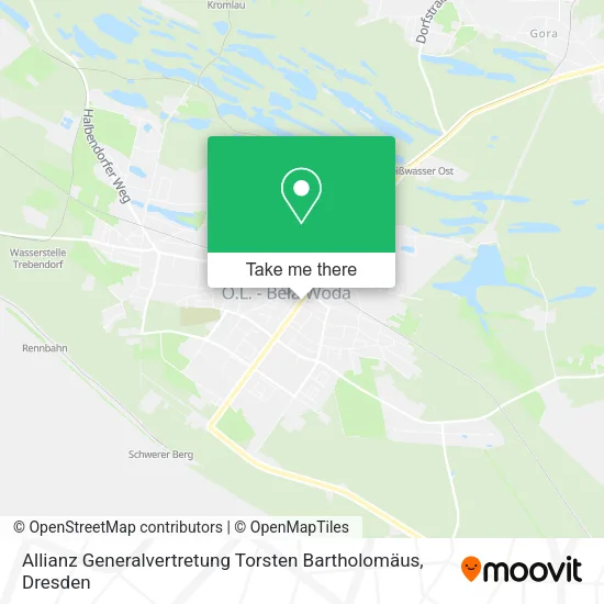 Карта Allianz Generalvertretung Torsten Bartholomäus