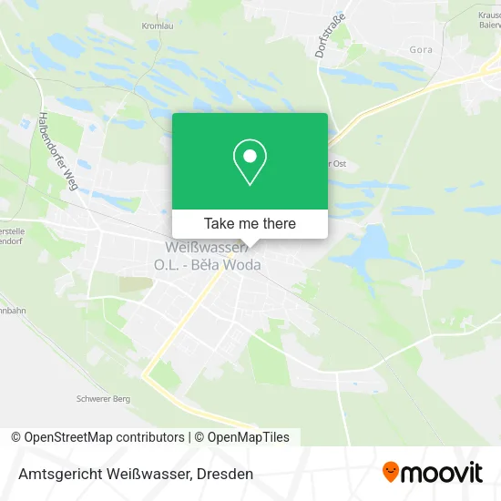 Карта Amtsgericht Weißwasser