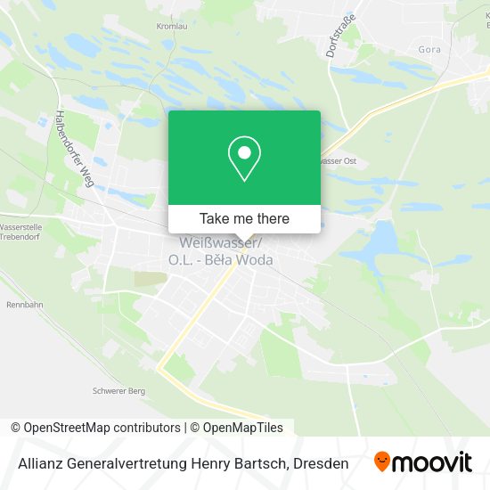 Карта Allianz Generalvertretung Henry Bartsch