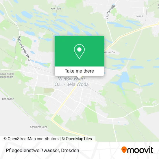 Карта Pflegedienstweißwasser