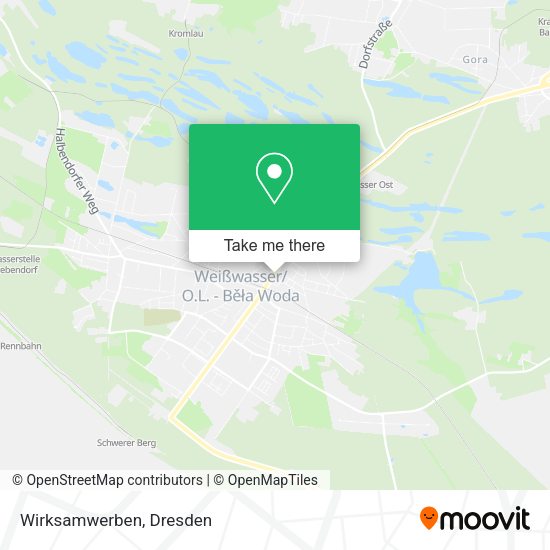 Карта Wirksamwerben