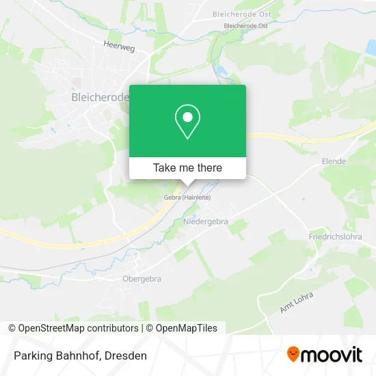 Карта Parking Bahnhof