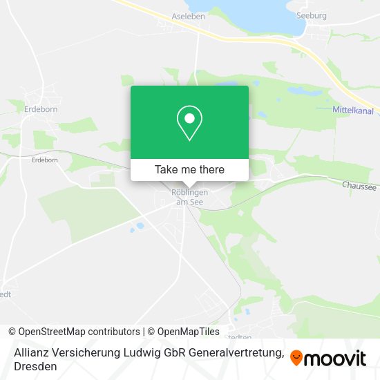 Карта Allianz Versicherung Ludwig GbR Generalvertretung