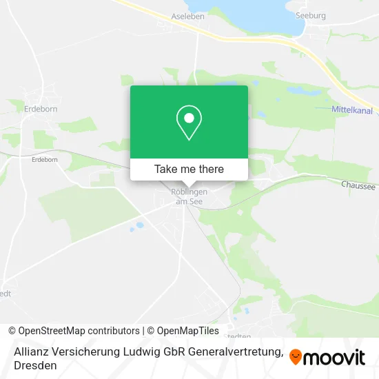 Карта Allianz Versicherung Ludwig GbR Generalvertretung