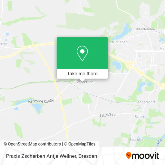 Карта Praxis Zscherben Antje Wellner