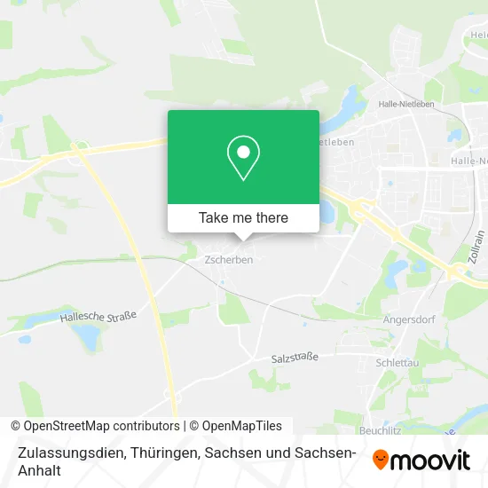 Карта Zulassungsdien