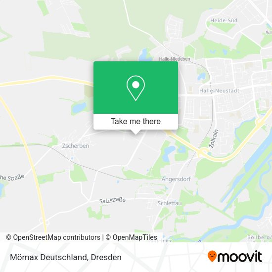 Карта Mömax Deutschland