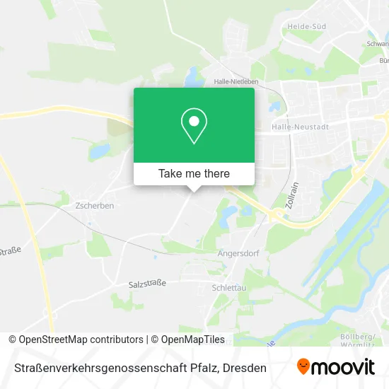 Карта Straßenverkehrsgenossenschaft Pfalz