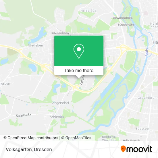 Карта Volksgarten