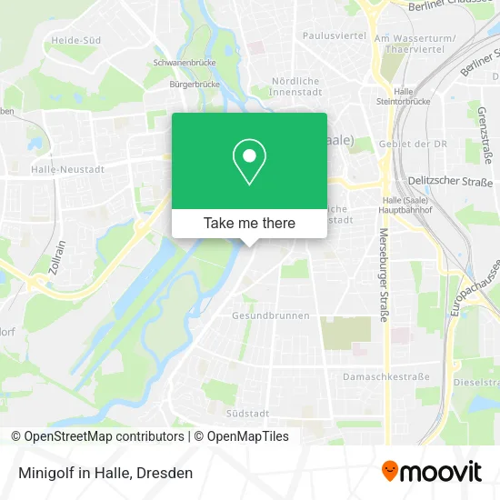 Карта Minigolf in Halle