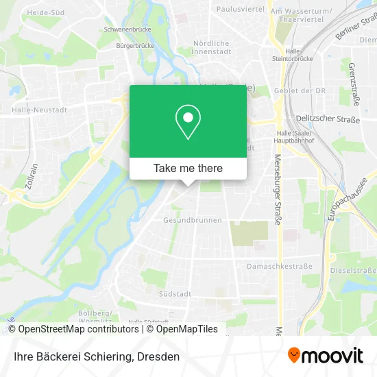 Карта Ihre Bäckerei Schiering