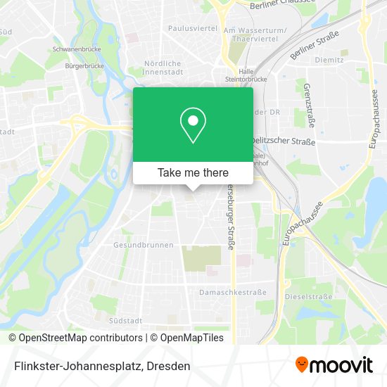 Карта Flinkster-Johannesplatz
