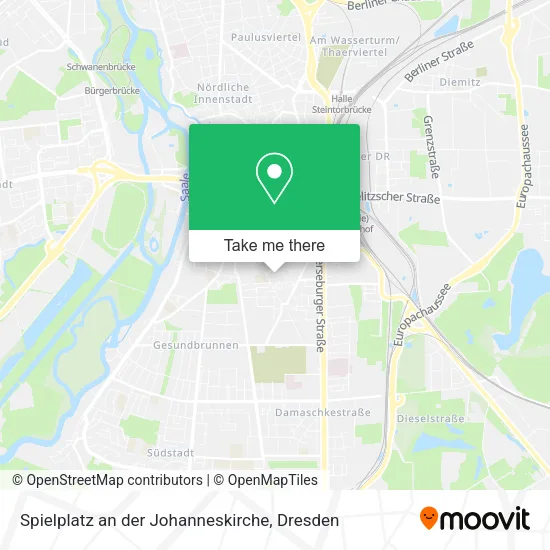 Карта Spielplatz an der Johanneskirche