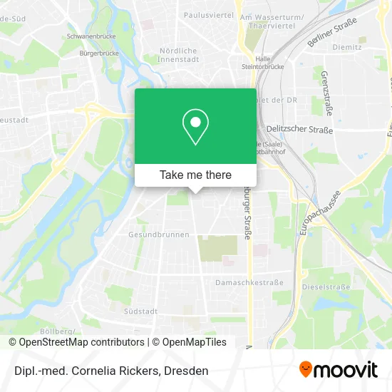 Карта Dipl.-med. Cornelia Rickers