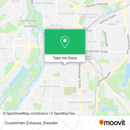 Карта Zusammen Zuhause