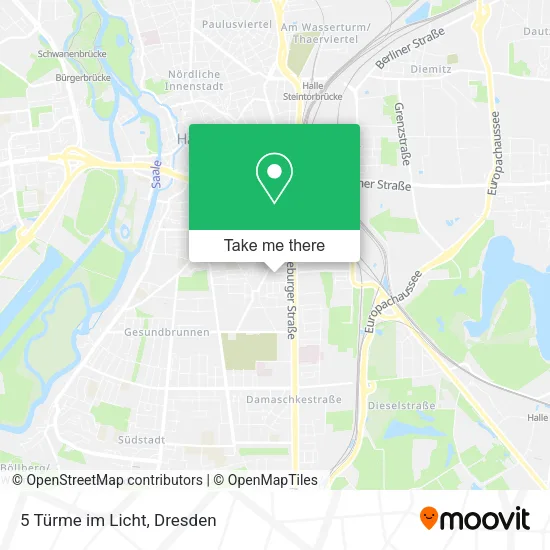 Карта 5 Türme im Licht