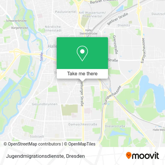 Карта Jugendmigrationsdienste