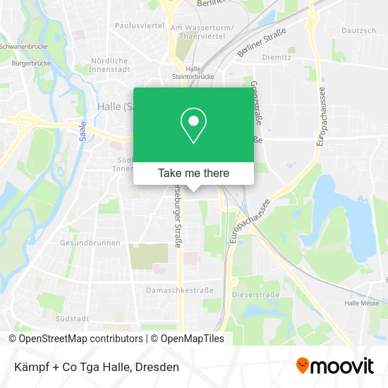 Kämpf + Co Tga Halle map