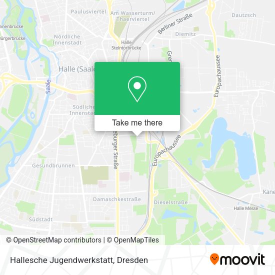 Карта Hallesche Jugendwerkstatt