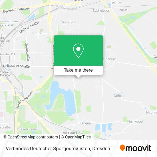 Карта Verbandes Deutscher Sportjournalisten