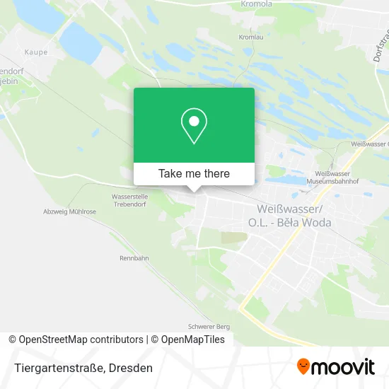 Карта Tiergartenstraße