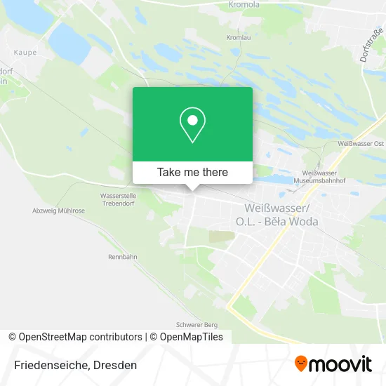 Карта Friedenseiche