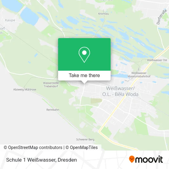 Карта Schule 1 Weißwasser