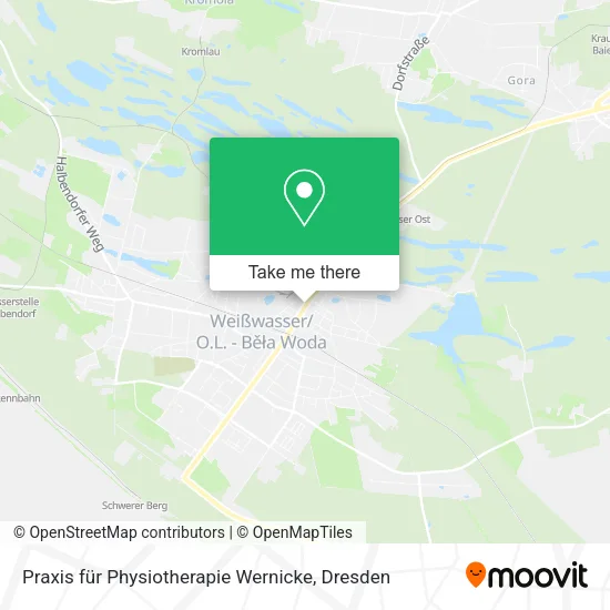 Карта Praxis für Physiotherapie Wernicke