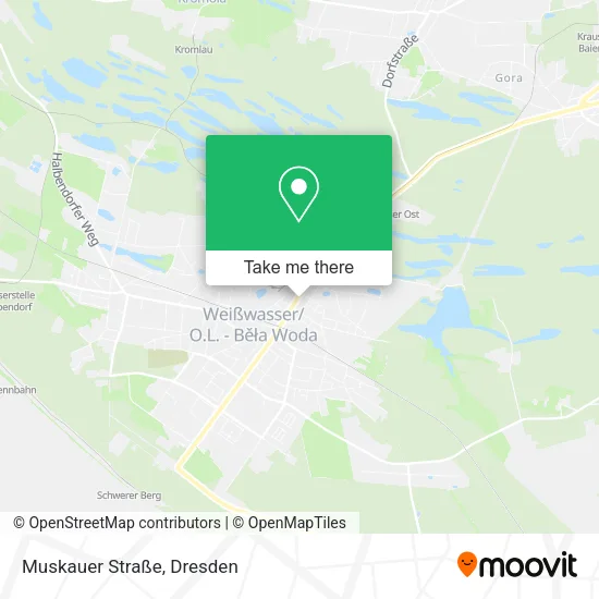 Карта Muskauer Straße